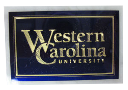 WCU Office Plaque